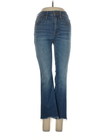 Madewell Cali Demi-Boot Jeans: Destructed-Hem Edition (view 1)