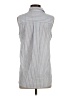 Frank & Eileen 100% Cotton Stripes Gray Sleeveless Button-Down Shirt Size XS - photo 2