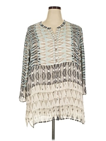 Nic + Zoe 3/4 Sleeve Blouse (view 1)