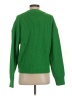 Zara Solid Green Pullover Sweater Size S - photo 2