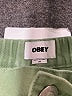 Obey 100% Cotton Green Jeans Size 25 waist - photo 7