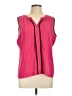 Calvin Klein Pink Sleeveless Blouse Size L - photo 1