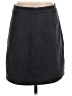 Ann Taylor LOFT Solid Black Casual Skirt Size 4 - photo 2