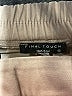Final Touch Solid Tan Khaki Shorts Size S - photo 3
