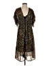 Akemi + Kin Paisley Brown Casual Dress Size S - photo 1