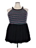 Torrid 100% Elastic Black Sleeveless Top Size 3X Plus (3) - photo 1