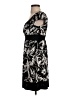 Wrapper Graphic Black Casual Dress Size XS - photo 5