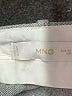 MNG Chevron-herringbone Gray Linen Pants Size M - photo 4