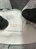 MNG Chevron-herringbone Gray Linen Pants Size M - photo 5