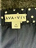 Ava & Viv 100% Polyester Polka Dots Black Casual Skirt Size 1X - photo 4