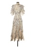 Rebecca Taylor Silver Cocktail Dress Size 0 - photo 2