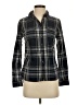 St. John's Bay 100% Cotton Plaid Black Long Sleeve Button-Down Shirt Size S - photo 1