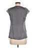 Spense 100% Polyester Gray Short Sleeve Blouse Size M - photo 2