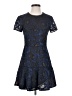 BCBGMAXAZRIA Paisley Blue Cocktail Dress Size 2 - photo 1