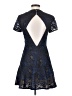 BCBGMAXAZRIA Paisley Blue Cocktail Dress Size 2 - photo 2
