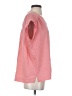 Splendid Pink Short Sleeve Blouse Size S - photo 4