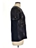 Simply Vera Vera Wang 100% Polyester Black Short Sleeve Blouse Size L - photo 4