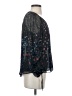 Joie 100% Polyester Black 3/4 Sleeve Blouse Size XS - photo 4