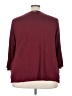 MICHAEL Michael Kors 100% Polyester Burgundy 3/4 Sleeve Top Size 3X - photo 2