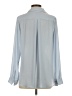 Ann Taylor 100% Polyester Blue Long Sleeve Polo Size S - photo 2