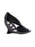 Donald J Pliner 100% Leather Black Wedges Size 9 1/2 - photo 1