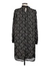 Ann Taylor 100% Polyester Paisley Gray Casual Dress Size 8 - photo 2