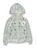 Assorted Brands Hearts Silver Zip Up Hoodie Size 7 - 8 - photo 1