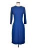 J. McLaughlin Chevron-herringbone Blue Casual Dress Size XS - photo 1