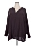 Unbranded Burgundy Long Sleeve Blouse Size 3X - photo 1