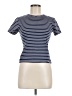 Gap Stripes Blue Short Sleeve Turtleneck Size Med Petite - photo 1