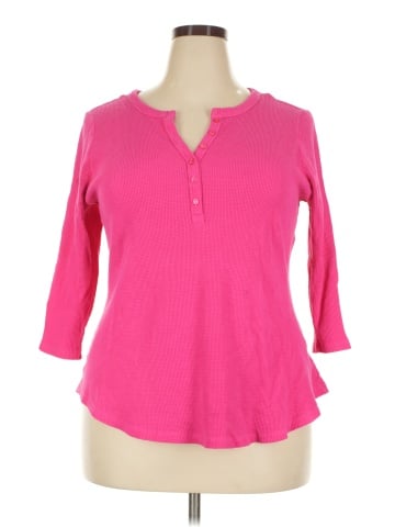 Torrid 3/4 Sleeve T-Shirt (view 1)