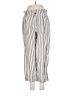 Madewell Stripes Silver Linen Pants Size 4 - photo 1