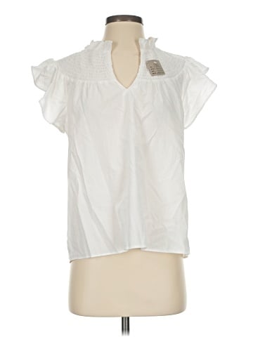 Ann Taylor Short Sleeve Blouse (view 1)