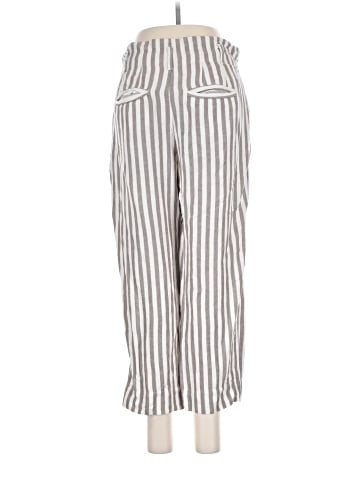 Madewell Striped Linen-Blend Paperbag Pants (view 2)