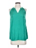 CAbi 100% Polyester Teal Sleeveless Blouse Size XS - photo 1