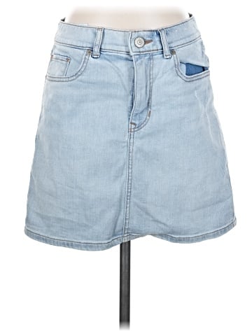 Express Denim Skirt (view 1)