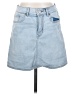 Express Blue Denim Skirt Size 4 - photo 1