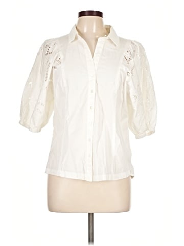 Nic + Zoe 3/4 Sleeve Button-Down Shirt (view 1)