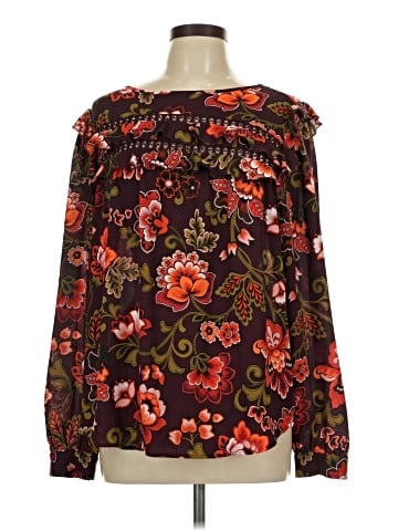 Ann Taylor LOFT Long Sleeve Blouse (view 1)