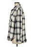 Gap 100% Cotton Plaid Gray Long Sleeve Button-Down Shirt Size M - photo 5