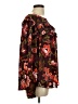 Ann Taylor LOFT 100% Polyester Brown Long Sleeve Blouse Size L - photo 4
