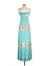 Sky Tie-dye Teal Casual Dress Size L - photo 2
