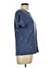 J.Crew 100% Cotton Stars Blue Short Sleeve Top Size L - photo 4