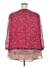 St. John's Bay Pink 3/4 Sleeve Blouse Size 3X - photo 2