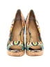 Nine West Paisley Tan Wedges Size 7 1/2 - photo 2