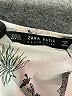 Zara Basic Floral Ivory Short Sleeve Turtleneck Size XS - photo 7