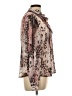 Jennifer Lopez 100% Polyester Animal Print Brown Long Sleeve Blouse Size L - photo 4