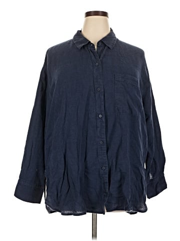 Old Navy 3/4 Sleeve Button-Down Shirt (view 1)