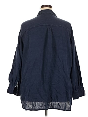 Old Navy 3/4 Sleeve Button-Down Shirt (view 2)