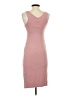 Final Touch Solid Pink Casual Dress Size S - photo 2